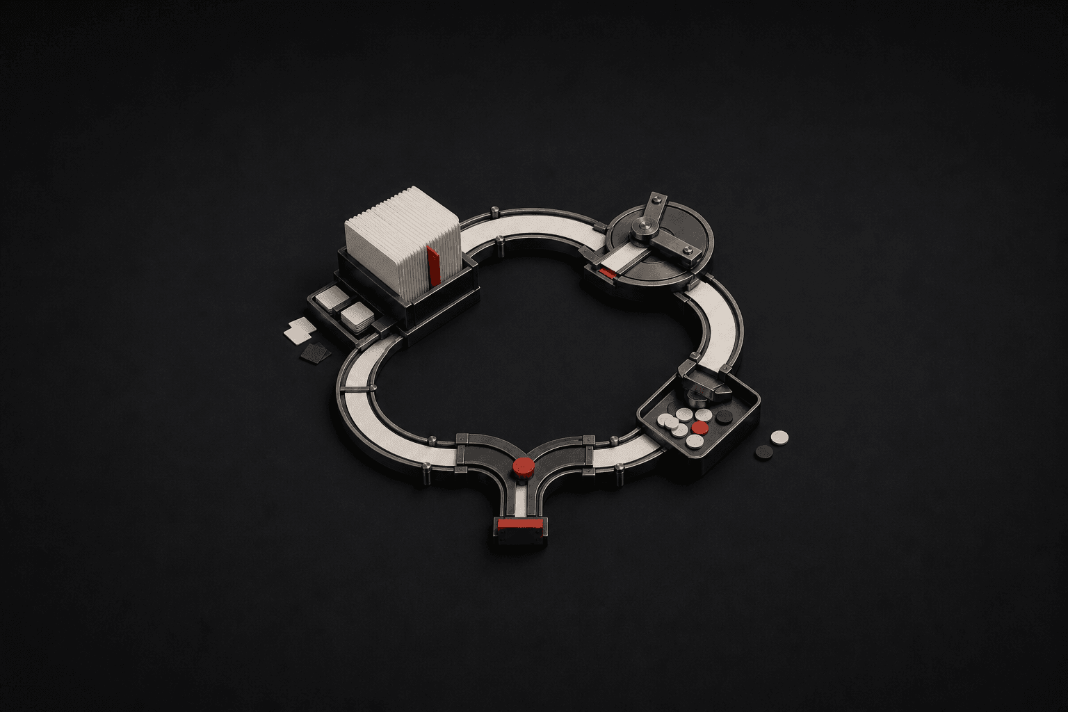 Editorial learning loop with connected test, response and decision stages