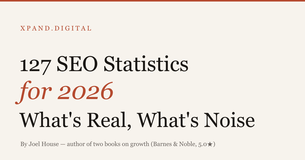 SEO Statistics 2026 — comprehensive data and trends